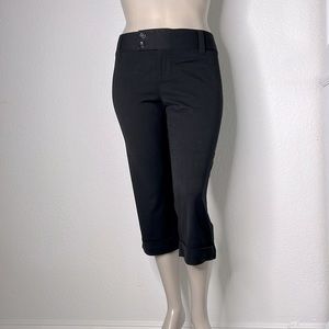 Maurices Pants Womens Size 20 Cropped Smart Fit Dress Pants Straight Leg Black